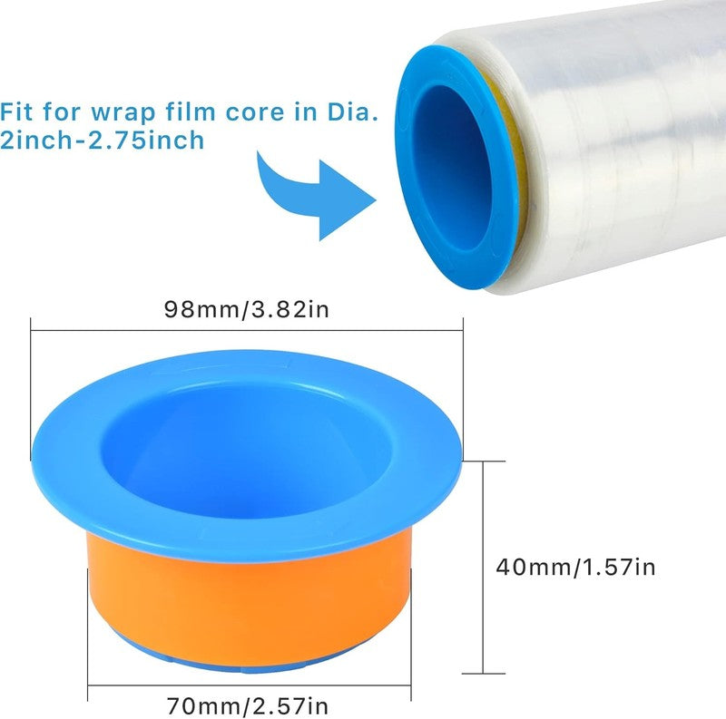 Shrink Wrap Handle, 2 Pairs Manual Stretch Wrap Dispenser for Shipping, Pallet,