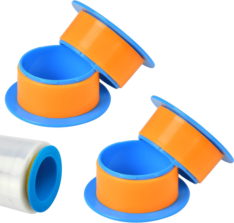 Shrink Wrap Handle, 2 Pairs Manual Stretch Wrap Dispenser for Shipping, Pallet,