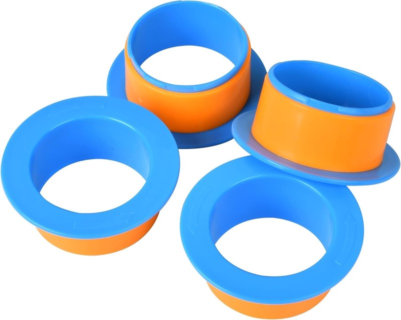 Shrink Wrap Handle, 2 Pairs Manual Stretch Wrap Dispenser for Shipping, Pallet,