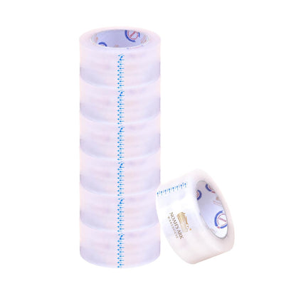 2 Inch x 110 Yards Heavy Duty Clear Packing Tape, 66 Roll Refills, 2.0 mil Thickness