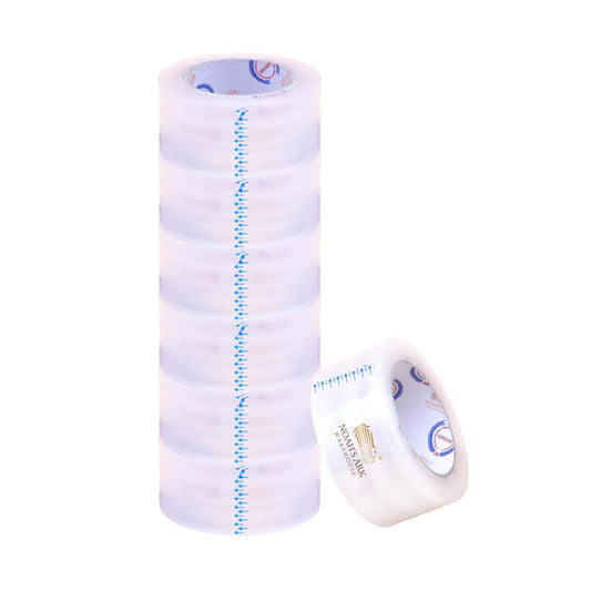 2 Inch x 110 Yards Heavy Duty Clear Packing Tape, 66 Roll Refills, 2.0 mil Thickness