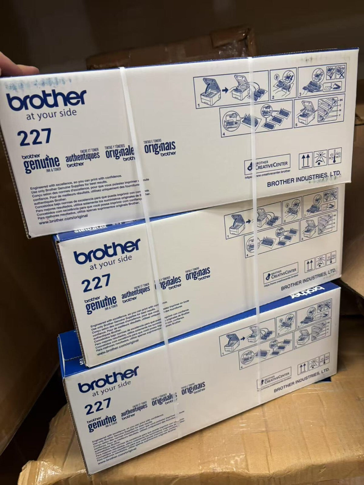 Brother TN227(CMY) High Yield Color Toner Set Cyan,Magenta, Yellow 3 Pack for HL