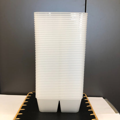 28oz Food Containers 2 Section Meal Prep FBA Free Food Truck 500 Set with Lid