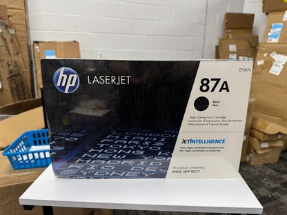 HP 87A Black Original LaserJet Toner Cartridge, CF287A Brand new Sealed