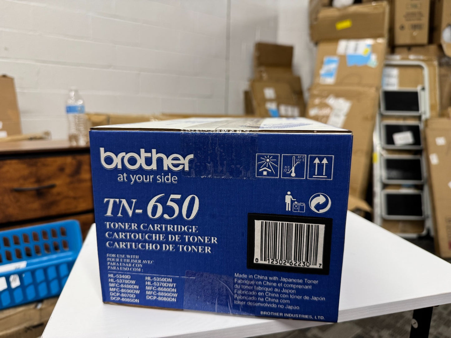 Brother Genuine High Yield Toner Cartridge, TN650,