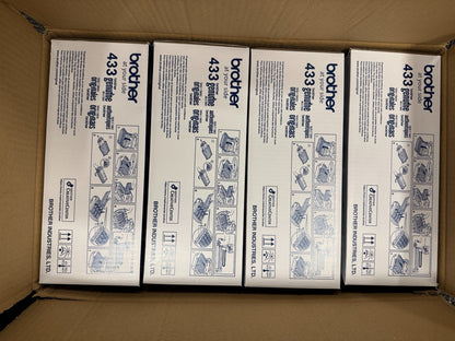 Brother TN433 High Yield Black & Multicolor Cartridge Set - 4 Piece Brand New