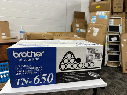 Brother Genuine High Yield Toner Cartridge, TN650,