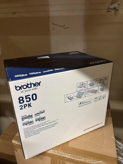 BROTHER TN850 HIGH-YIELD BLACK TONER CARTRIDGE - TN-850 2 PACK
