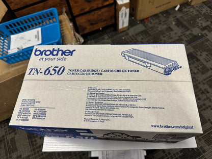 Brother Genuine High Yield Toner Cartridge, TN650,