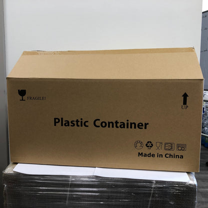 36oz Round Food Containers Meal Prep Soup Bowl Microwavable 400 Set with Lid