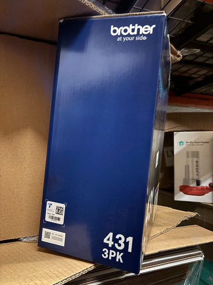 Brother TN-431 3PK 3Pcs Toner Cartridge - Cyan, Magenta, Yellow Brand new