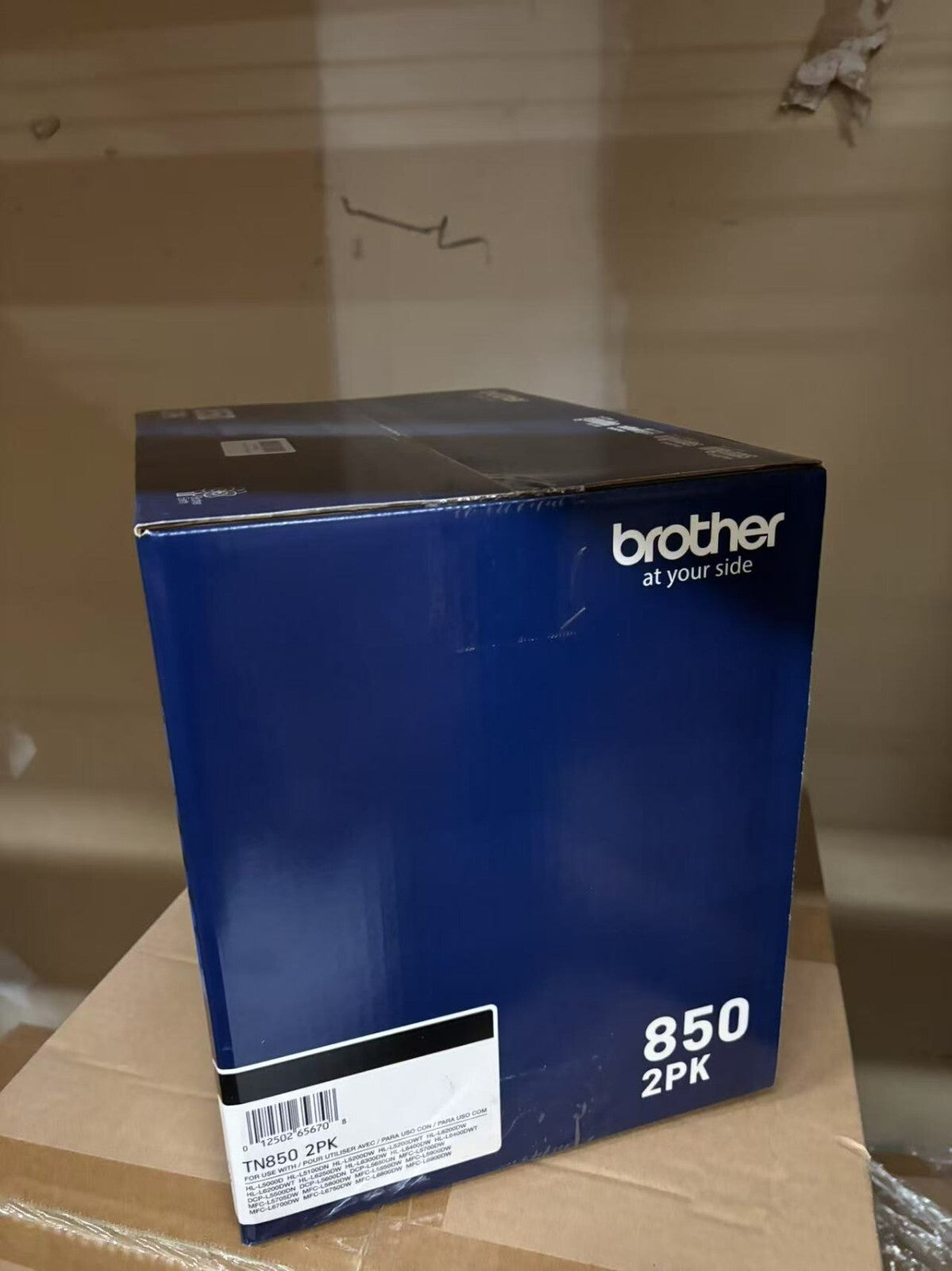 BROTHER TN850 HIGH-YIELD BLACK TONER CARTRIDGE - TN-850 2 PACK