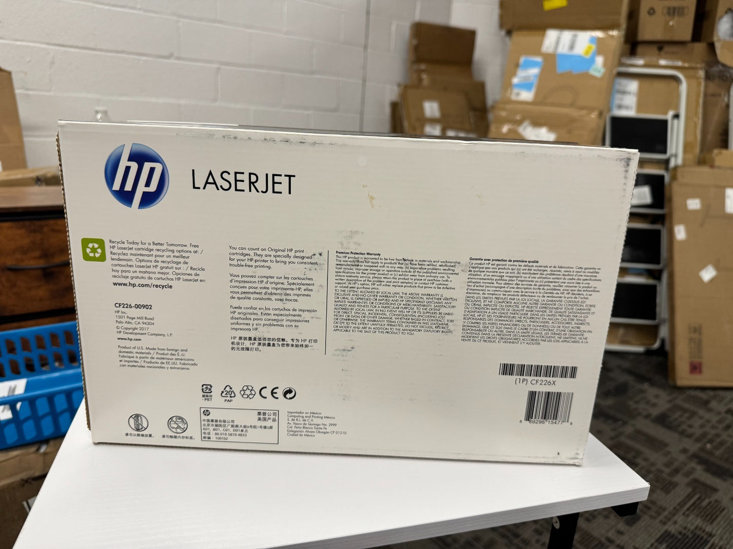 HP 26X CF226X Black Toner Cartridge, SEALED BOX - NEW